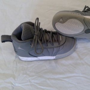 Grey & White Jordans